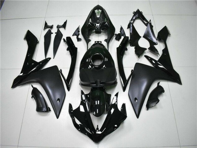 Affordable 2007-2008 Glossy Matte Black Yamaha YZF R1 Motorcycle Bodywork Canada