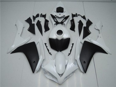 Affordable 2007-2008 White Black Yamaha YZF R1 Motorbike Fairing Kits Canada