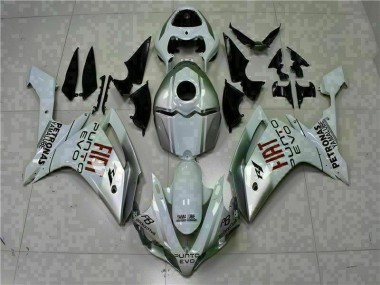 Affordable 2007-2008 White Yamaha YZF R1 Motorcycle Fairings Kits Canada