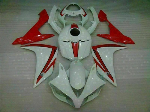 Affordable 2007-2008 White Red Yamaha YZF R1 Motorbike Fairing Canada