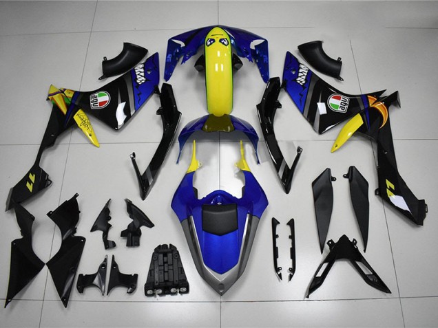 Affordable 2007-2008 Blue Shark Yamaha YZF R1 Motorcycle Fairing Kit Canada