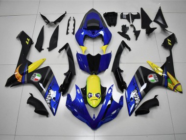 Affordable 2007-2008 Blue Shark Yamaha YZF R1 Motorcycle Fairing Kit Canada