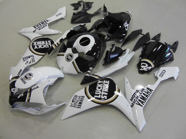 Affordable 2007-2008 Black Lucky Strike Yamaha YZF R1 Moto Fairings Canada Affordable 2007-2008 Black Lucky Strike Yamaha YZF R1 Moto Fairings Canada
