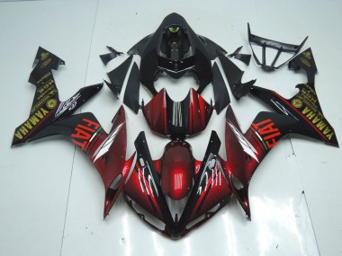 Affordable 2007-2008 Dark Glossy Black Yamaha YZF R1 Motorcycle Fairing Kits Canada
