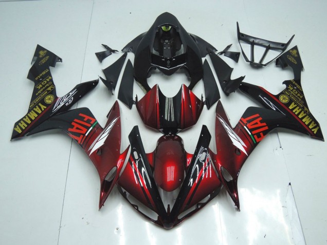 Affordable 2007-2008 Dark Glossy Black Yamaha YZF R1 Motorcycle Fairing Kits Canada Affordable 2007-2008 Dark Glossy Black Yamaha YZF R1 Motorcycle Fairing Kits Canada