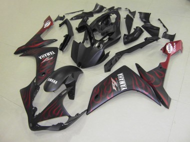 Affordable 2007-2008 Matte Red Flame Yamaha YZF R1 Motor Bike Fairings Canada