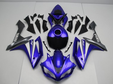 Affordable 2007-2008 Blue White Yamaha YZF R1 Bike Fairing Kit Canada