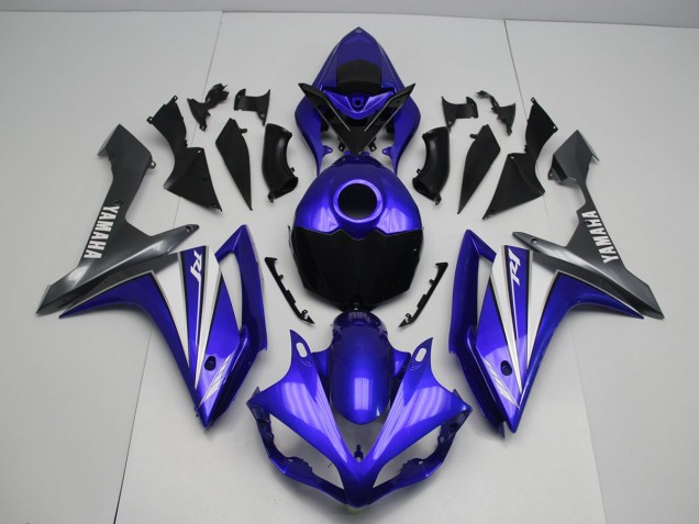 Affordable 2007-2008 Blue White Yamaha YZF R1 Bike Fairing Kit Canada
