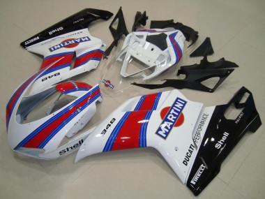 Affordable 2007-2014 Martini Ducati 848 1098 1198 Motorcycle Fairing Kits Canada