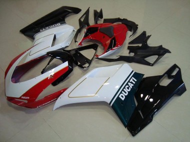 Affordable 2007-2014 Tri Color Ducati 848 1098 1198 Moto Fairings Canada