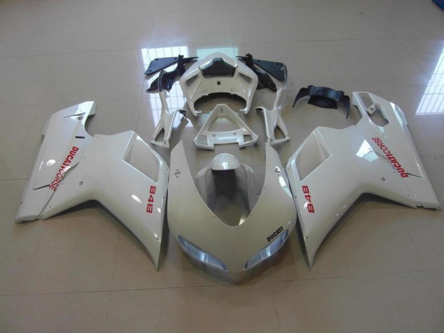 Affordable 2007-2014 Pearl White Red Decals Ducati 848 1098 1198 Motor Fairings Canada Affordable 2007-2014 Pearl White Red Decals Ducati 848 1098 1198 Motor Fairings Canada