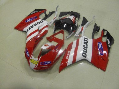 Affordable 2007-2014 Red 46 Ducati 848 1098 1198 Motorcycle Fairings Canada