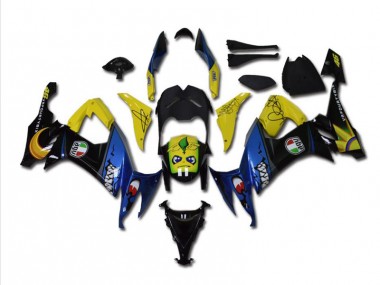 Affordable 2008-2010 Blue Shark Kawasaki ZX10R Bike Fairings Canada