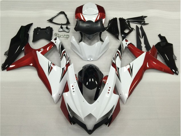 Affordable 2008-2010 White Red Black Suzuki GSXR 600/750 Motor Fairings Canada Affordable 2008-2010 White Red Black Suzuki GSXR 600/750 Motor Fairings Canada