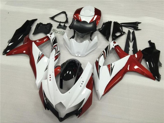 Affordable 2008-2010 White Red Black Suzuki GSXR 600/750 Motor Fairings Canada Affordable 2008-2010 White Red Black Suzuki GSXR 600/750 Motor Fairings Canada