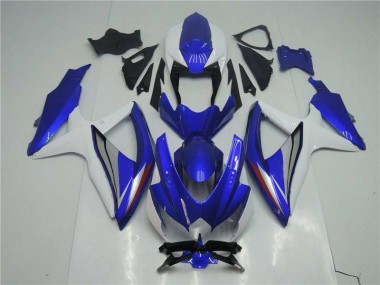 Affordable 2008-2010 Blue White Suzuki GSXR 600/750 Motorcylce Fairings Canada