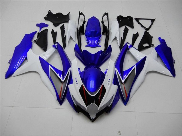 Affordable 2008-2010 White Blue Suzuki GSXR 600/750 Motorbike Fairings Canada Affordable 2008-2010 White Blue Suzuki GSXR 600/750 Motorbike Fairings Canada