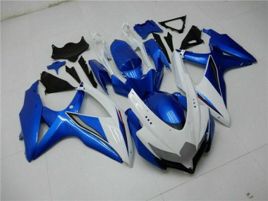 Affordable 2008-2010 Blue White Suzuki GSXR 600/750 Bike Fairing Canada