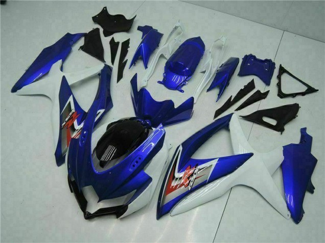 Affordable 2008-2010 Blue White Suzuki GSXR 600/750 Motorcycle Fairings Canada Affordable 2008-2010 Blue White Suzuki GSXR 600/750 Motorcycle Fairings Canada