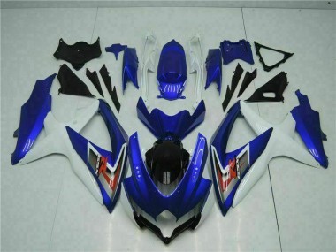 Affordable 2008-2010 Blue White Suzuki GSXR 600/750 Motorcycle Fairings Canada