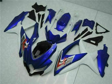 Affordable 2008-2010 Blue White Suzuki GSXR 600/750 Motorbike Fairing Canada