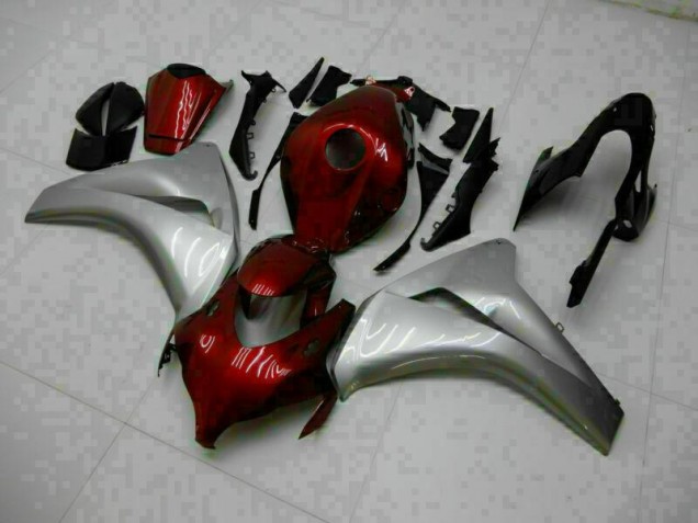 Affordable 2008-2011 Red Silver Honda CBR1000RR Replacement Motorcycle Fairings Canada Affordable 2008-2011 Red Silver Honda CBR1000RR Replacement Motorcycle Fairings Canada