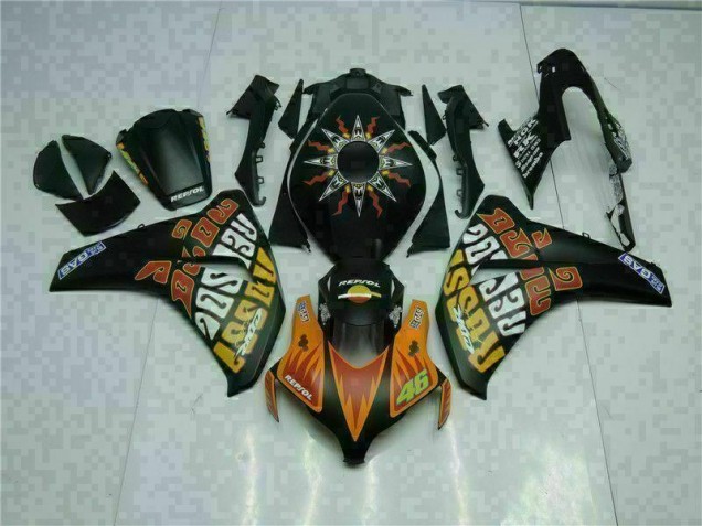 Affordable 2008-2011 Orange Black Honda CBR1000RR Motorcyle Fairings Canada Affordable 2008-2011 Orange Black Honda CBR1000RR Motorcyle Fairings Canada