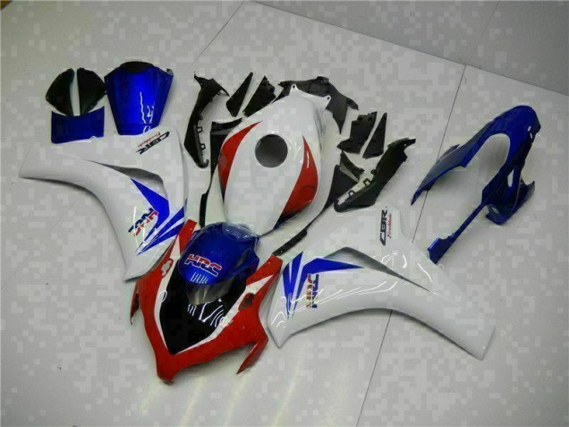 Affordable 2008-2011 White Blue Honda CBR1000RR Motorcycle Fairing Kits Canada
