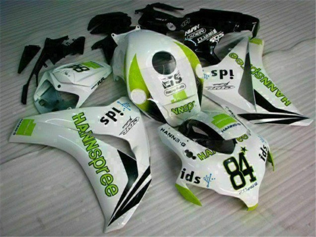 Affordable 2008-2011 White Green Hannspree 84 Honda CBR1000RR Motorcycle Bodywork Canada