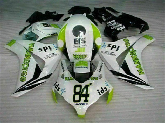 Affordable 2008-2011 White Green Hannspree 84 Honda CBR1000RR Motorcycle Bodywork Canada