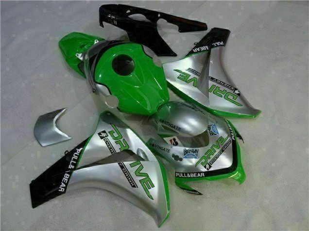 Affordable 2008-2011 Green Silver Honda CBR1000RR Moto Fairings Canada Affordable 2008-2011 Green Silver Honda CBR1000RR Moto Fairings Canada