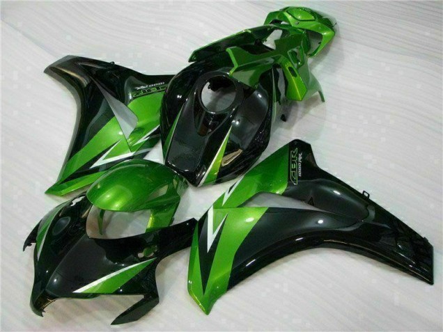 Affordable 2008-2011 Green Black Honda CBR1000RR Motorbike Fairings Canada