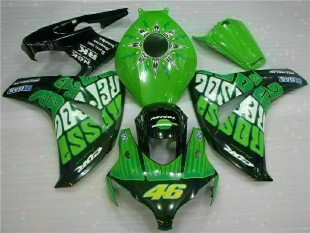 Affordable 2008-2011 Green Honda CBR1000RR Motorbike Fairing Canada