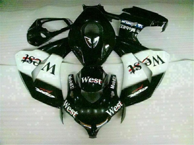 Affordable 2008-2011 White Black West Honda CBR1000RR Motorbike Fairing Kits & Plastics Canada Affordable 2008-2011 White Black West Honda CBR1000RR Motorbike Fairing Kits & Plastics Canada