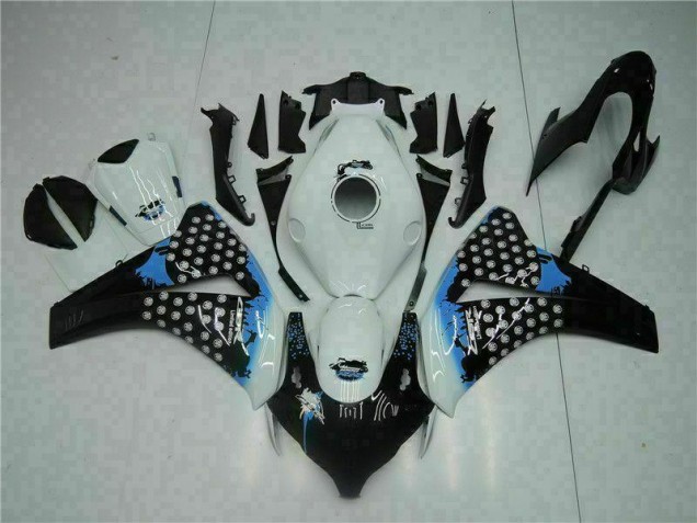 Affordable 2008-2011 White Black Honda CBR1000RR Moto Fairings Canada Affordable 2008-2011 White Black Honda CBR1000RR Moto Fairings Canada