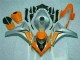 Affordable 2008-2011 Orange Silver Honda CBR1000RR Motorcyle Fairings Canada
