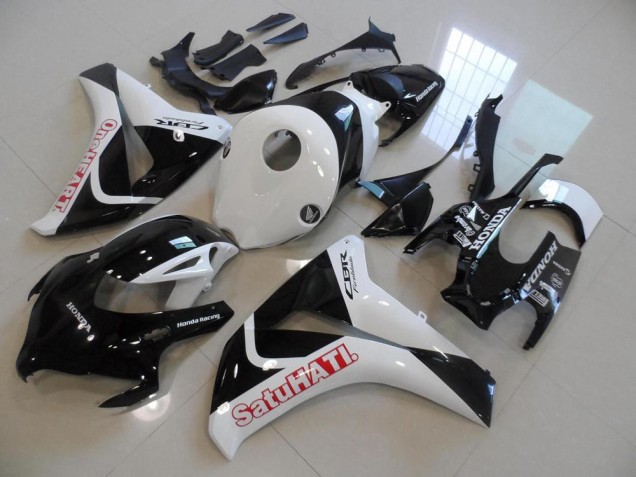 Affordable 2008-2011 Black White Satuhati Honda CBR1000RR Motorcycle Fairings Kits Canada Affordable 2008-2011 Black White Satuhati Honda CBR1000RR Motorcycle Fairings Kits Canada