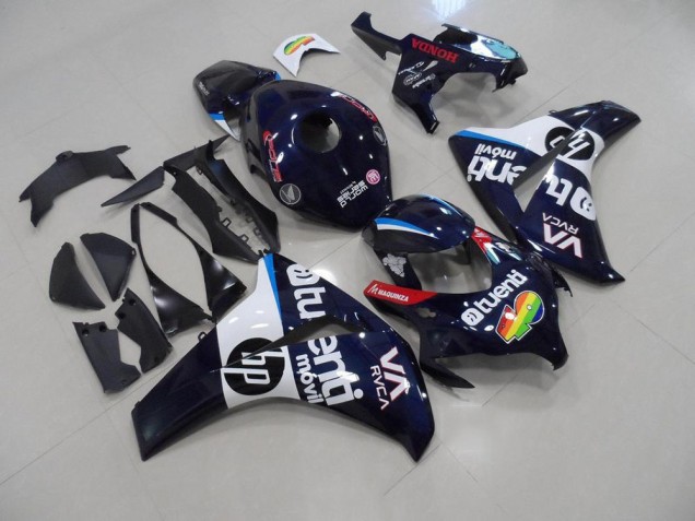Affordable 2008-2011 Dark Blue HP Honda CBR1000RR Motorcycle Bodywork Canada