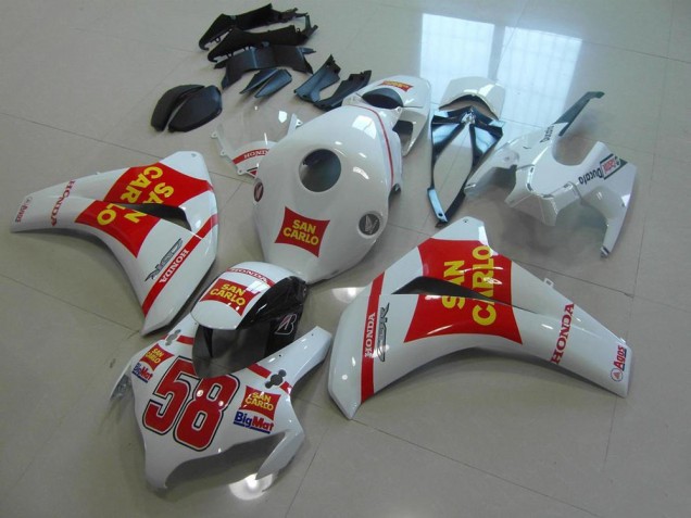 Affordable 2008-2011 White San Carlo Honda CBR1000RR Motorcycle Bodywork Canada Affordable 2008-2011 White San Carlo Honda CBR1000RR Motorcycle Bodywork Canada