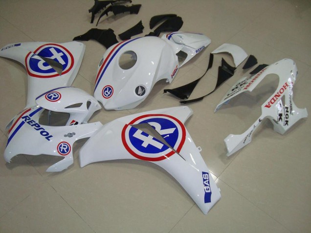Affordable 2008-2011 White Repsol Honda CBR1000RR Motorcycle Fairing Kits Canada Affordable 2008-2011 White Repsol Honda CBR1000RR Motorcycle Fairing Kits Canada