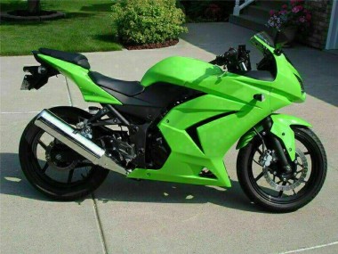 Affordable 2008-2012 Green Kawasaki EX250 Motorcycle Fairings Kits Canada
