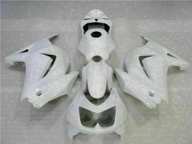 Affordable 2008-2012 White Kawasaki EX250 Motorcycle Replacement Fairings Canada