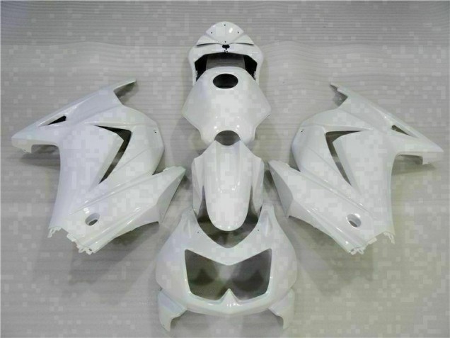 Affordable 2008-2012 White Kawasaki EX250 Motorcycle Replacement Fairings Canada Affordable 2008-2012 White Kawasaki EX250 Motorcycle Replacement Fairings Canada