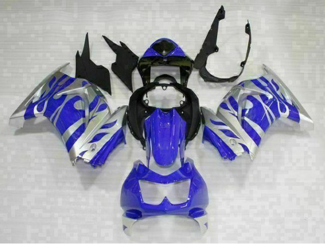 Affordable 2008-2012 Black Blue Kawasaki EX250 Replacement Fairings Canada Affordable 2008-2012 Black Blue Kawasaki EX250 Replacement Fairings Canada