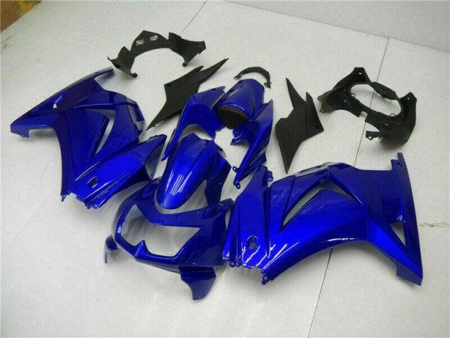 Affordable 2008-2012 Glossy Blue Kawasaki EX250 Motorcycle Fairings Kit Canada