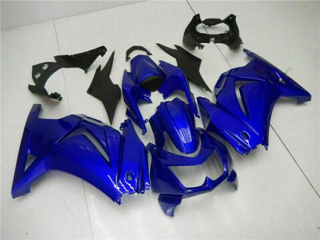 Affordable 2008-2012 Glossy Blue Kawasaki EX250 Motorcycle Fairings Kit Canada