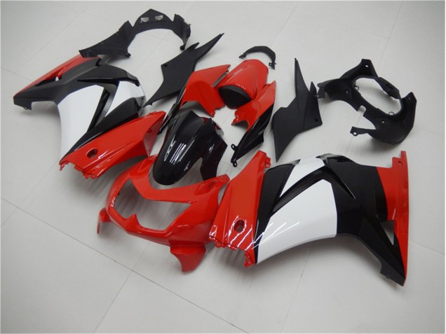 Affordable 2008-2012 Red Black White Kawasaki EX250 Motorcycle Fairings Canada Affordable 2008-2012 Red Black White Kawasaki EX250 Motorcycle Fairings Canada