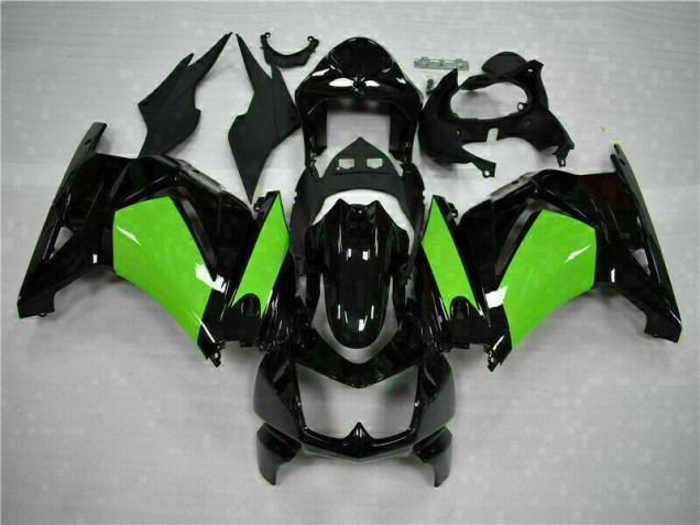 Affordable 2008-2012 Black Green Kawasaki EX250 Motorbike Fairings Canada Affordable 2008-2012 Black Green Kawasaki EX250 Motorbike Fairings Canada