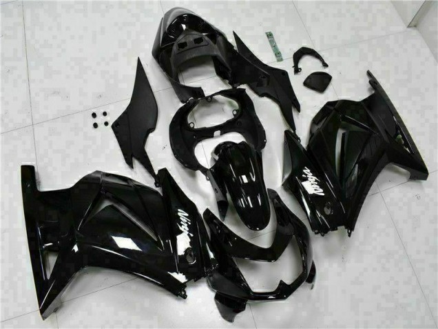 Affordable 2008-2012 Black Ninja Kawasaki EX250 Bike Fairing Kit Canada