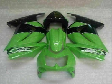 Affordable 2008-2012 Green Black Kawasaki EX250 Motorbike Fairing Kits Canada